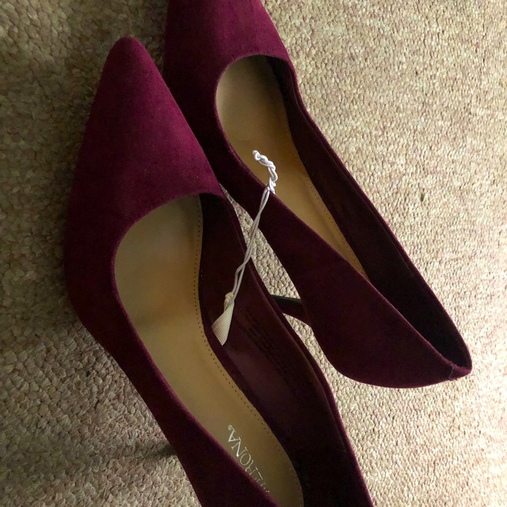 maroon heels